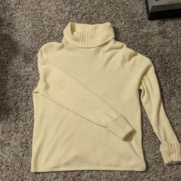 Lemon Yellow Long Sleeve Sweater - Picture 1 of 3